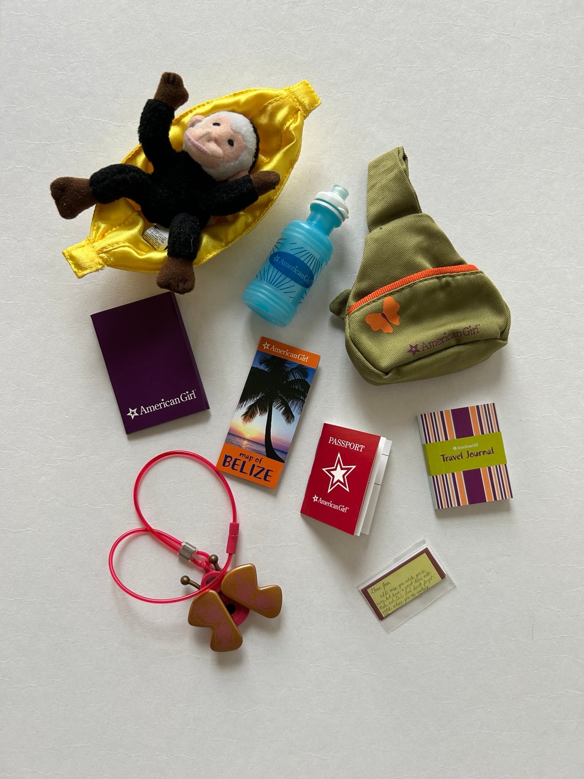 American Girl Doll Jess 2006 Travel Set Retired