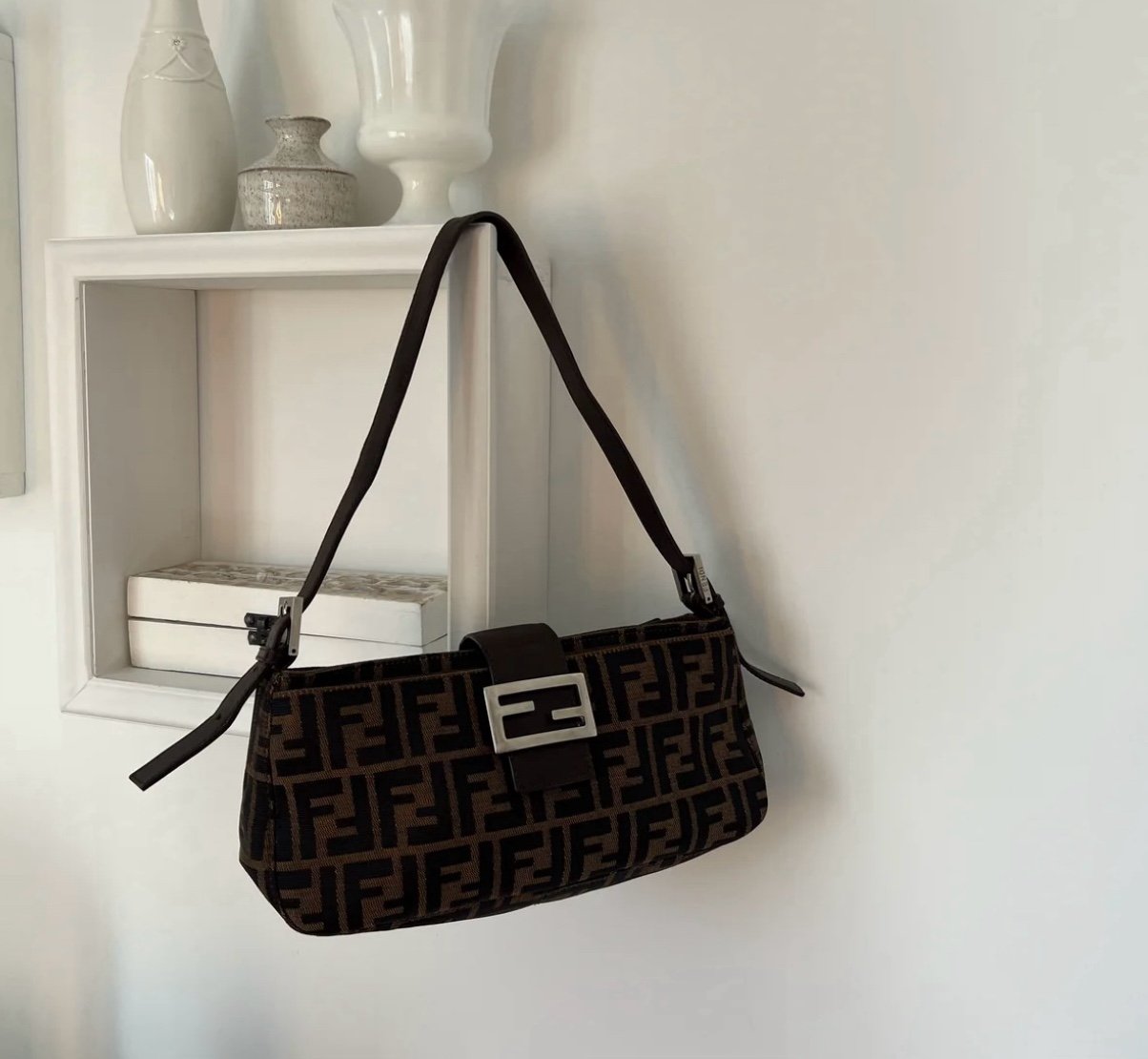 Fendi Zucca Shoulder Bag