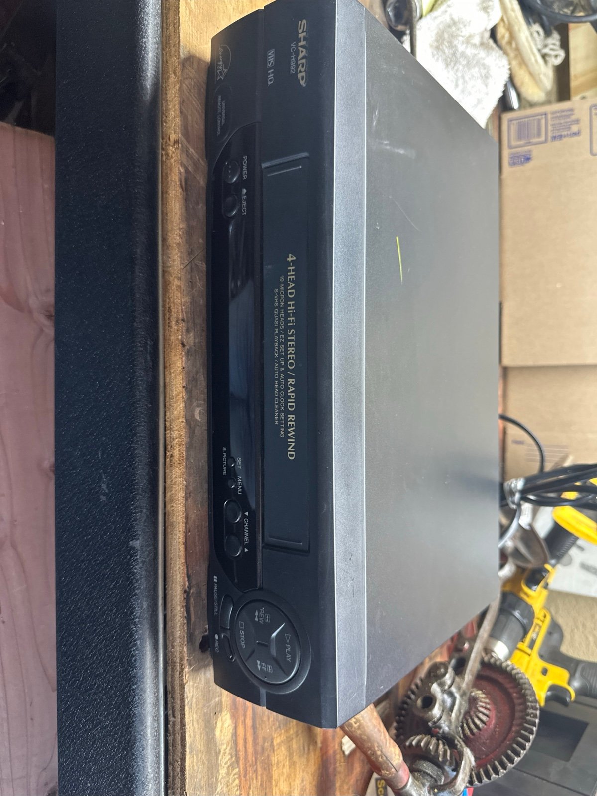 Sharp vcr video recorder