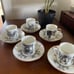 RARE CROWN STAFFORDSHIRE AFRICAN ANIMALS CUP & SAUCER (5)