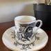RARE CROWN STAFFORDSHIRE AFRICAN ANIMALS CUP & SAUCER (5)