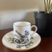 RARE CROWN STAFFORDSHIRE AFRICAN ANIMALS CUP & SAUCER (5)