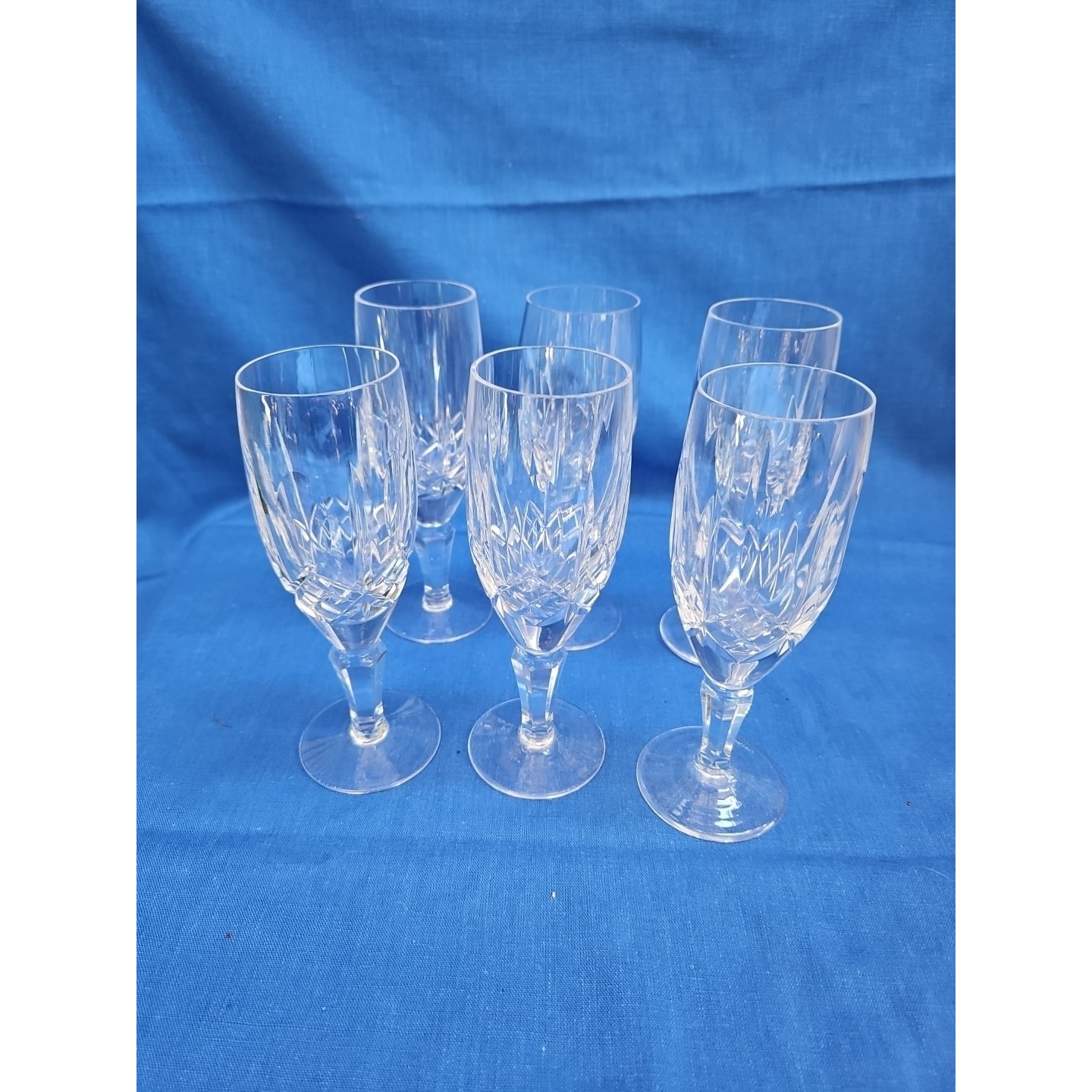Galway Crystal Wine Glass KING'S COURT Set Of 6 Irish Excellent 159971