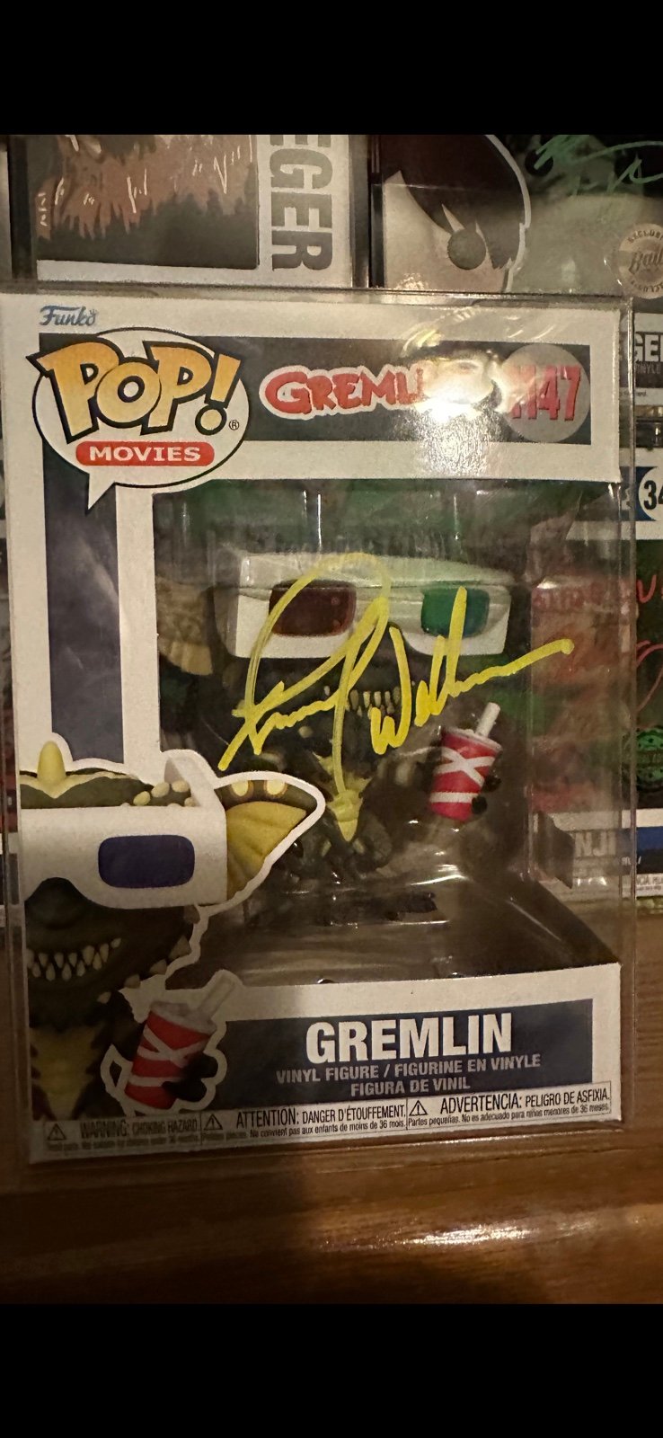 Gremlins Signed Funko By Frank Welker
