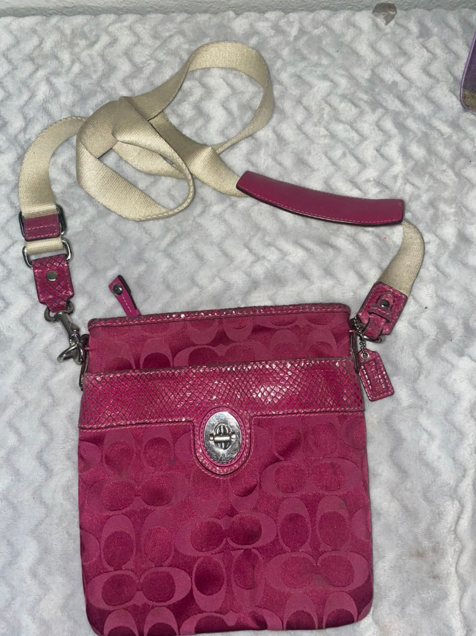 Coach Pink Crossbody Bags | Mercari