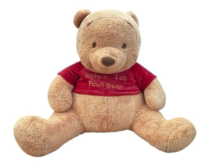 Disney Winnie The Pooh Baby’s First Poor Bear JUMBO Plush Teddy Bear RARE