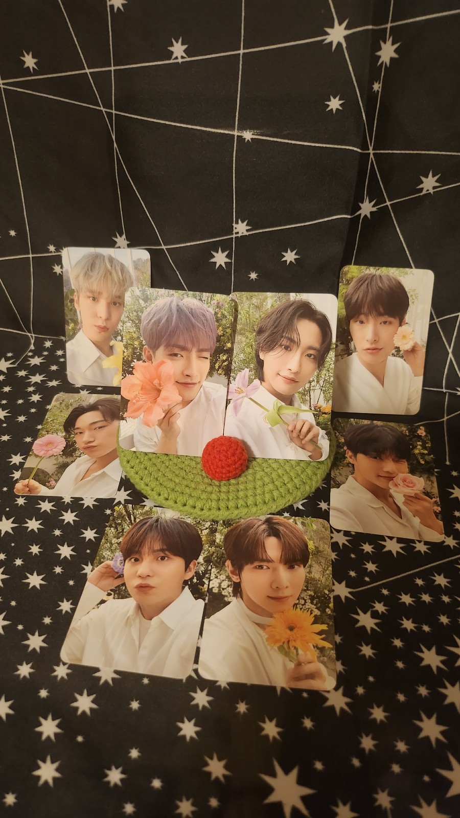 nacific x ateez flower pc set