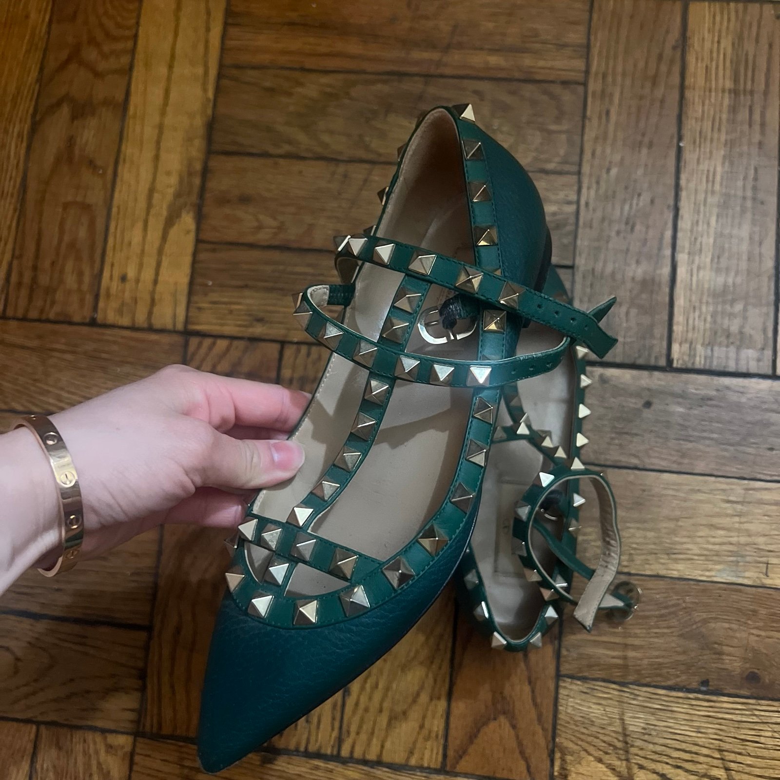 Valentino rockstud flats
