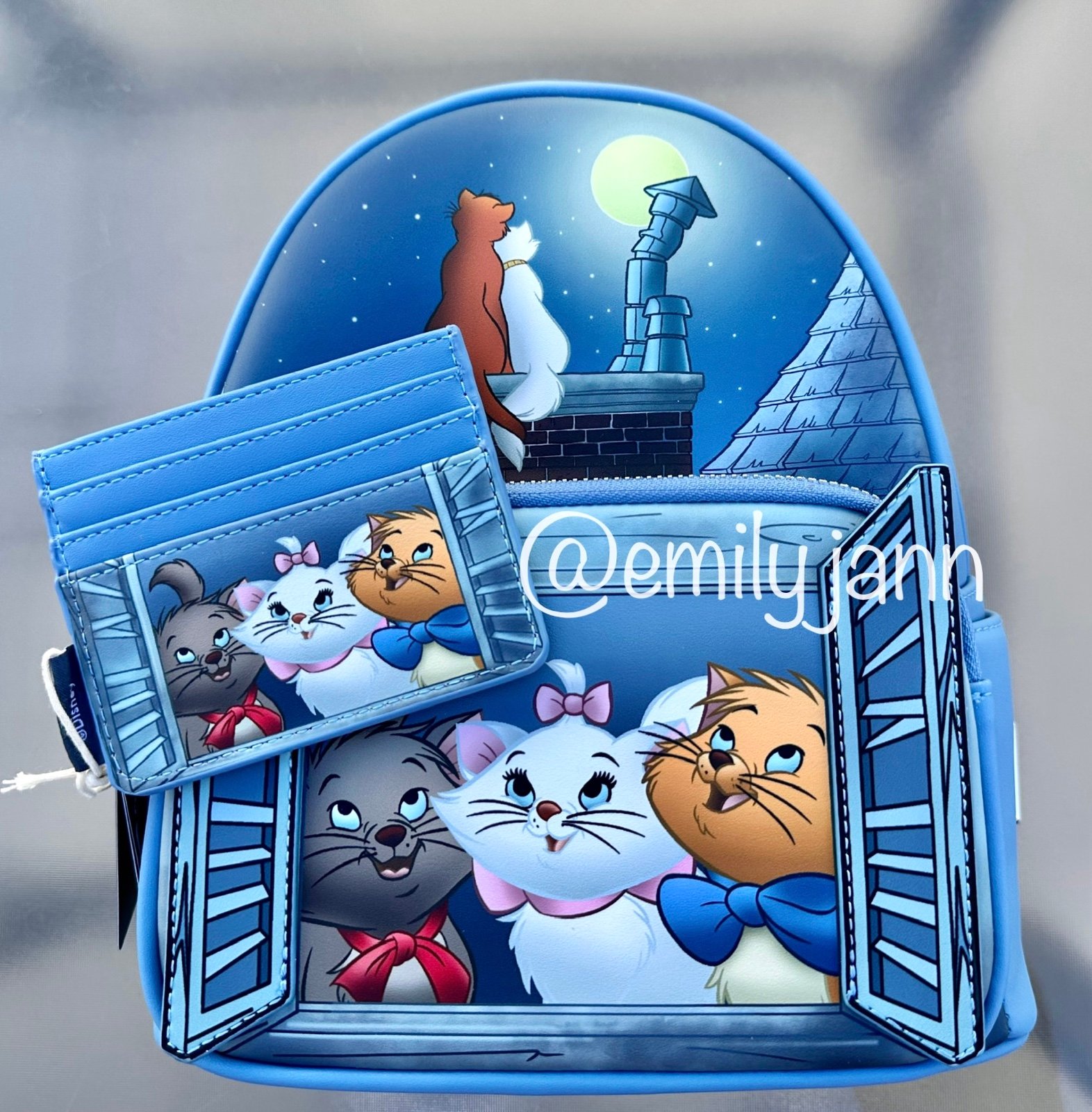 The Aristocats Glow in the Dark Backpack Set