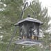Kingsyard Metal Bird Feeder for Outdoor Hanging - Unique Design Wild Bird Hopper