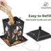 Kingsyard Metal Bird Feeder for Outdoor Hanging - Unique Design Wild Bird Hopper