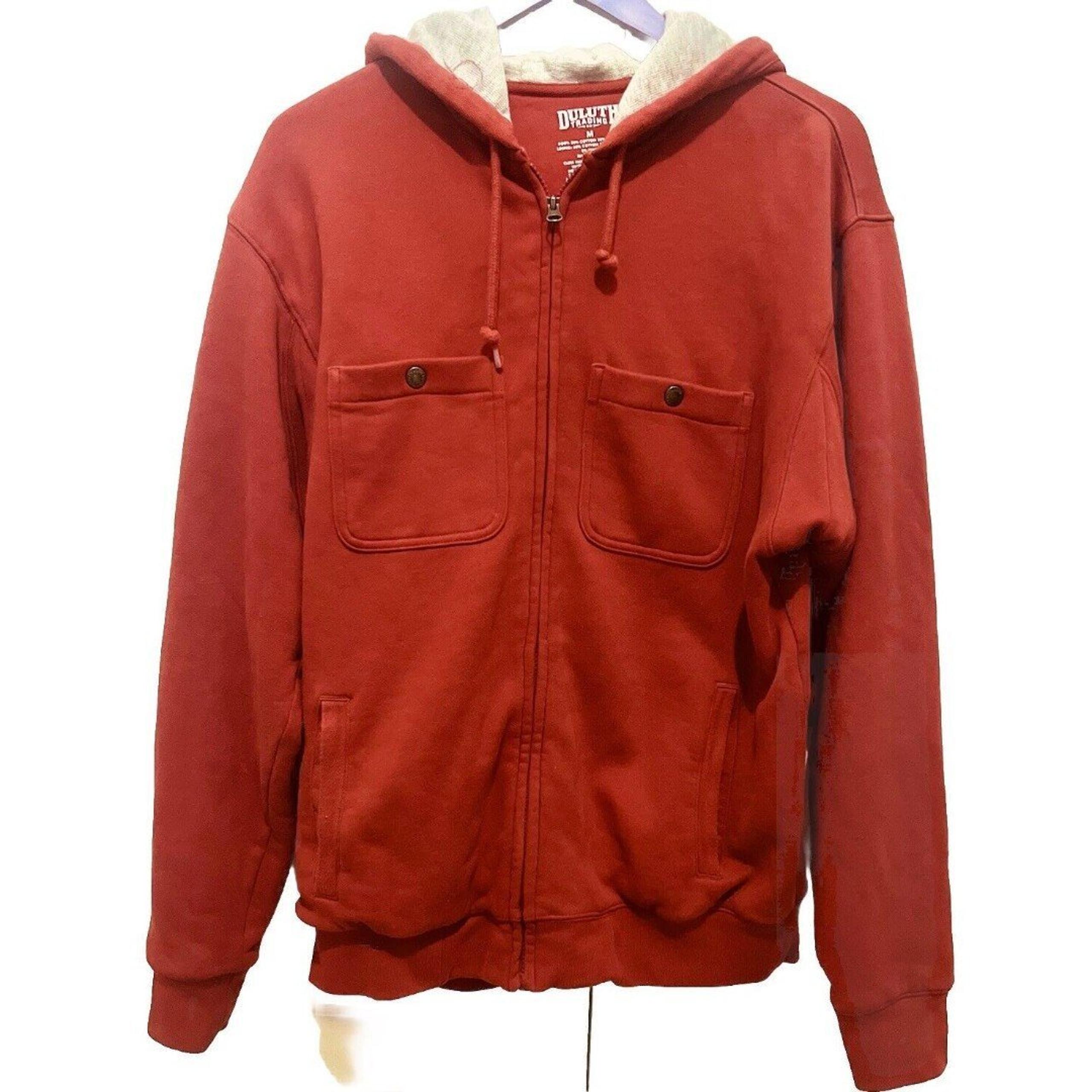 Duluth Trading Co. Men's Souped-Up Waffle Zip Hoodie M