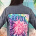 AC/DC Tie Dye Jean Jacket Large