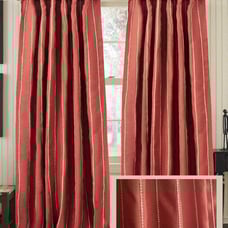 100% Linen Embroidered Drape (50 W x 108 L)