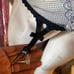 Womens Ladies Victorias Secret Black White Lace Strappy Merry Widow Chemise