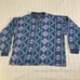 Vtg Roper Shirt Mens XL Western Aztec Tribal Southwestern Long Sleeve Henley