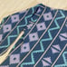 Vtg Roper Shirt Mens XL Western Aztec Tribal Southwestern Long Sleeve Henley