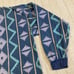 Vtg Roper Shirt Mens XL Western Aztec Tribal Southwestern Long Sleeve Henley