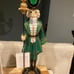 Martha Stewart St Patrick's Day Nutcracker and Irish Girl with Cake