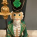 Martha Stewart St Patrick's Day Nutcracker and Irish Girl with Cake