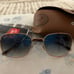 Ray-Ban RB 3706 Sunglasses (Blue lenses/Gold Frames)