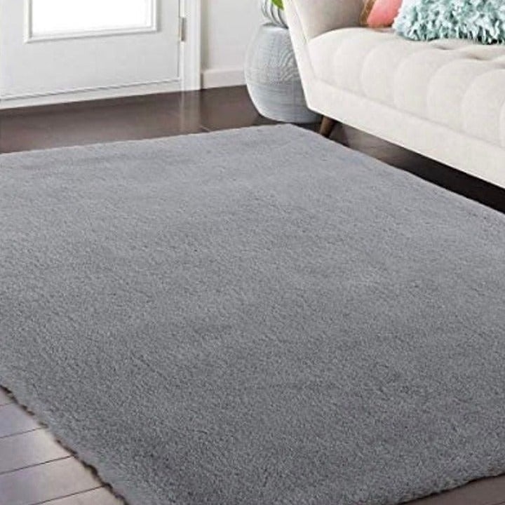 Fluffy Faux Fur Rug 5’ x 8’ Soft Area Rugs for Bedroom Girls Room Living Room Ho
