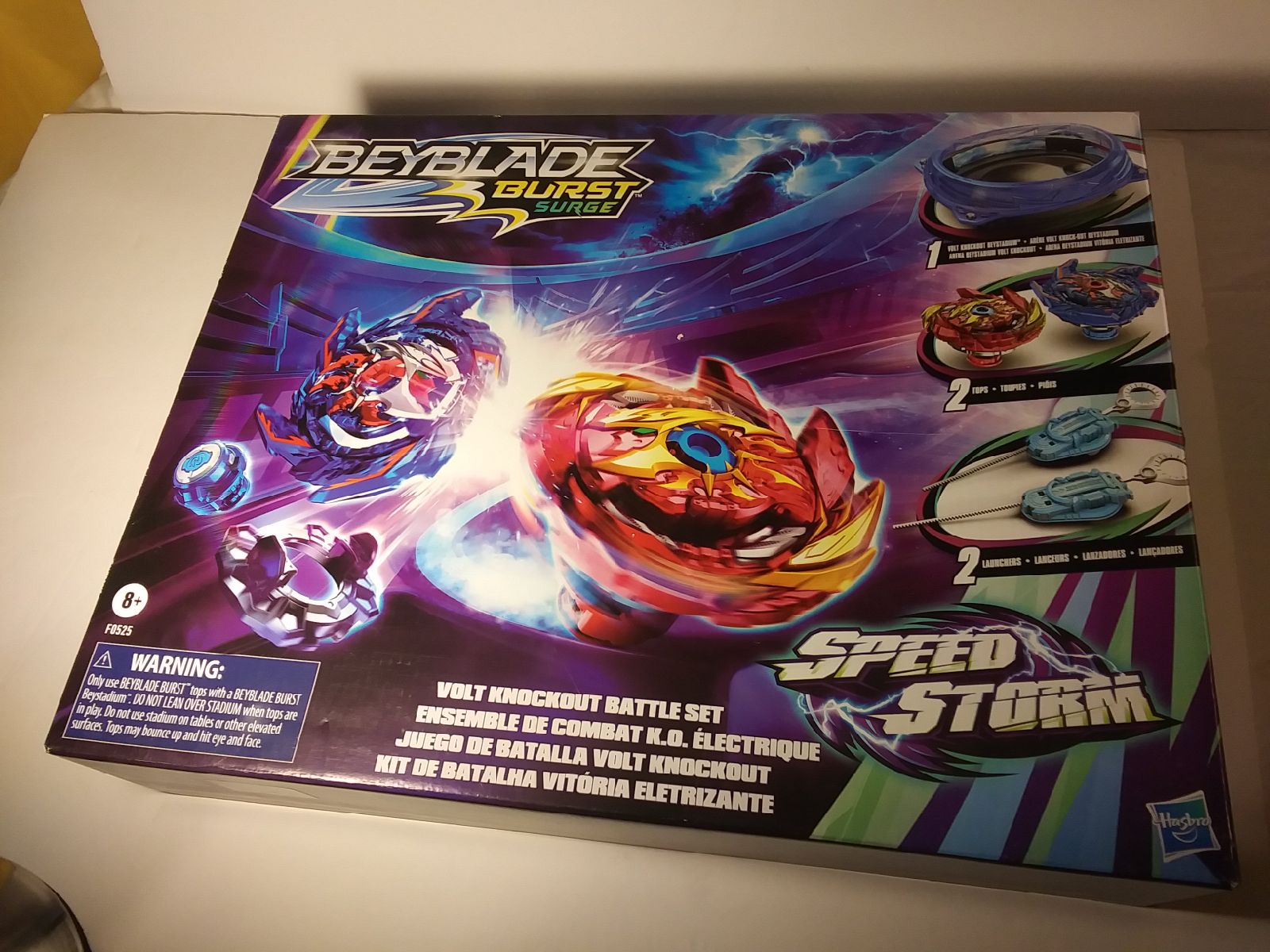 Beyblade burst surge speedstorm volt bat