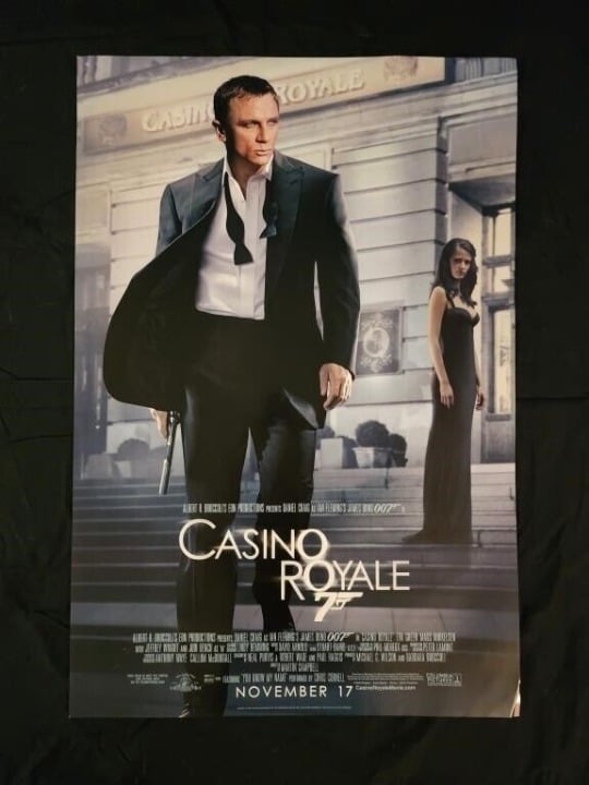 CASINO ROYALE - ORIGINAL - DOUBLE SIDED - 40 X 27 - ONE SHEET POSTER