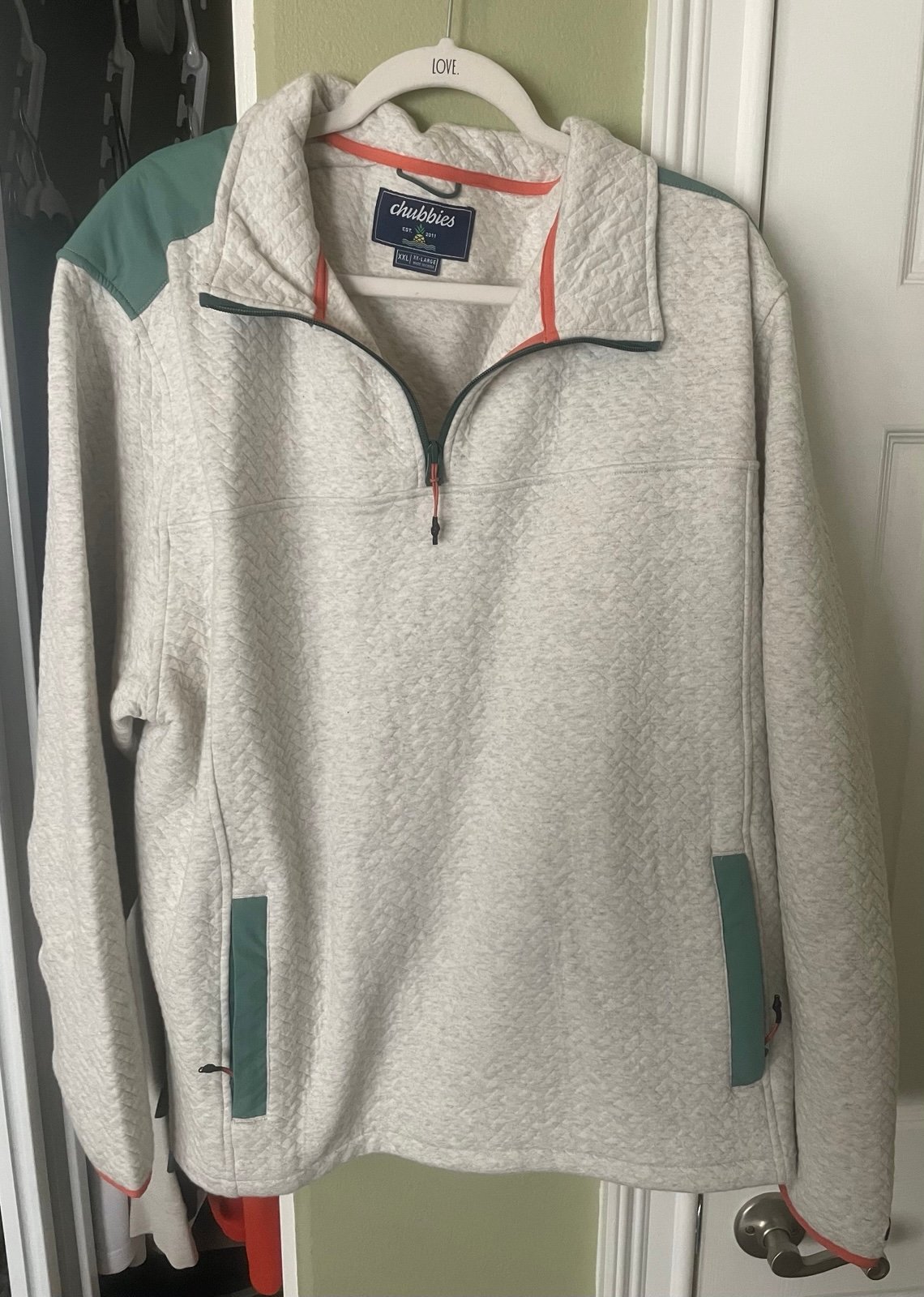 Chubbies Quilted Quarter Zip