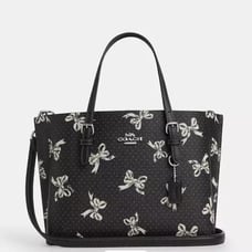 Coach Mollie Tote 25 With Bow Print