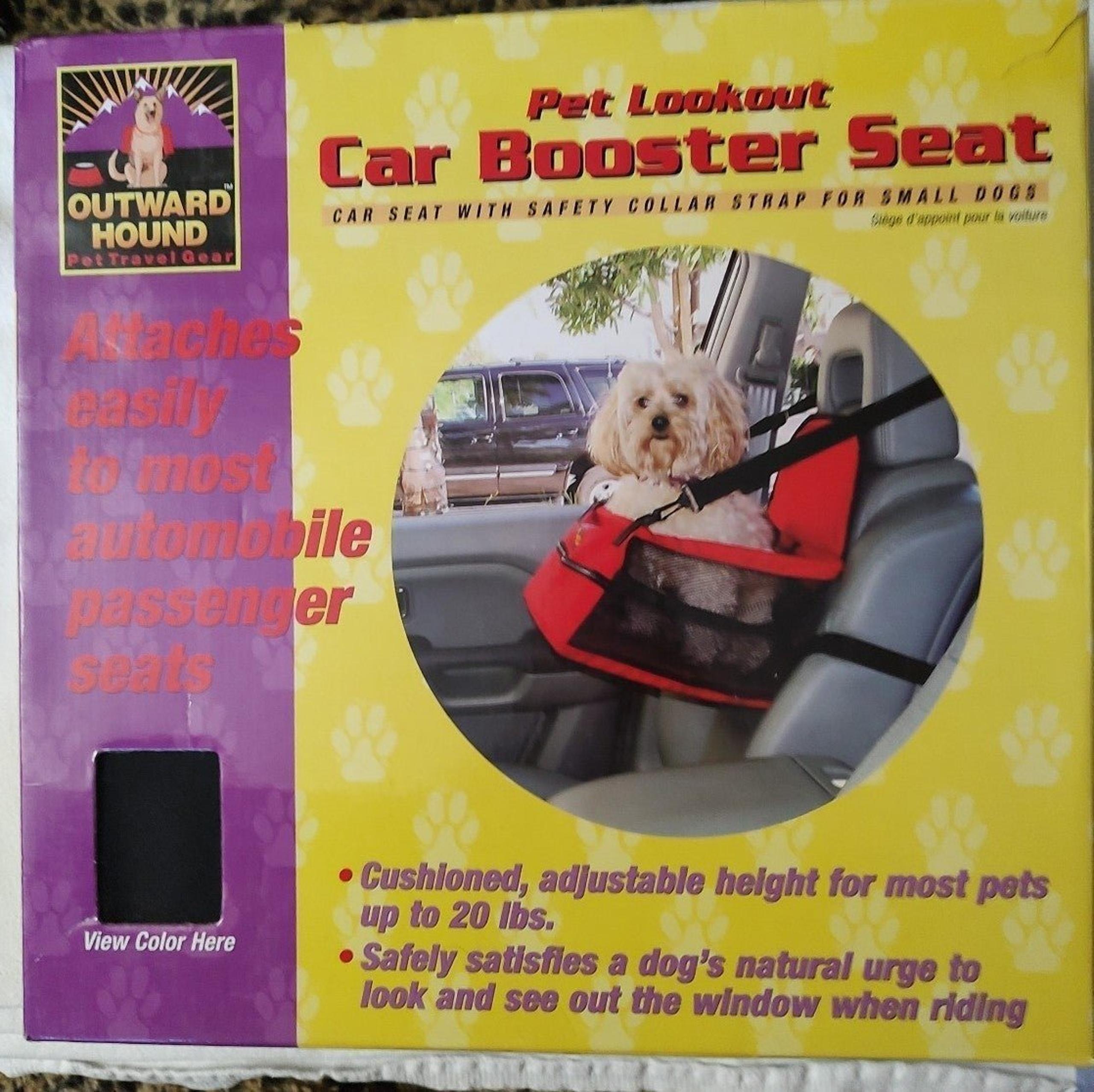 Outward Hound Pet Travel Gear Car Booster Seat