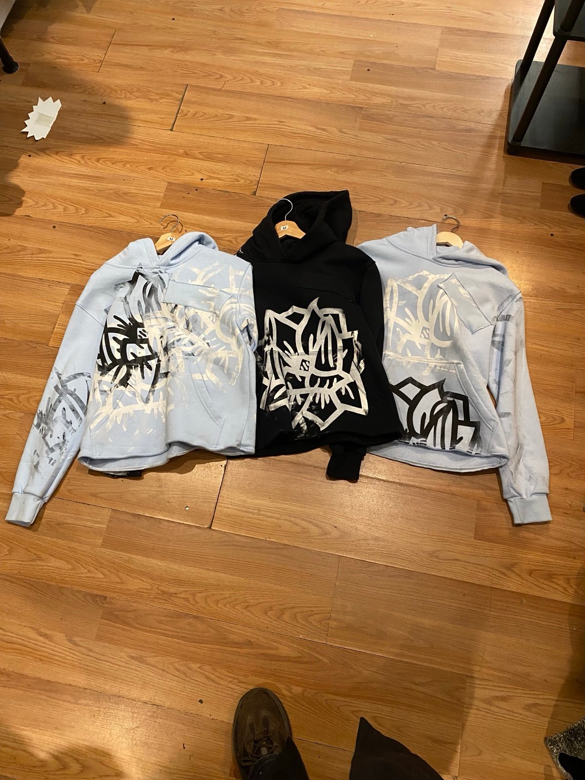 Higher Lotus Hand Printed Hoodies