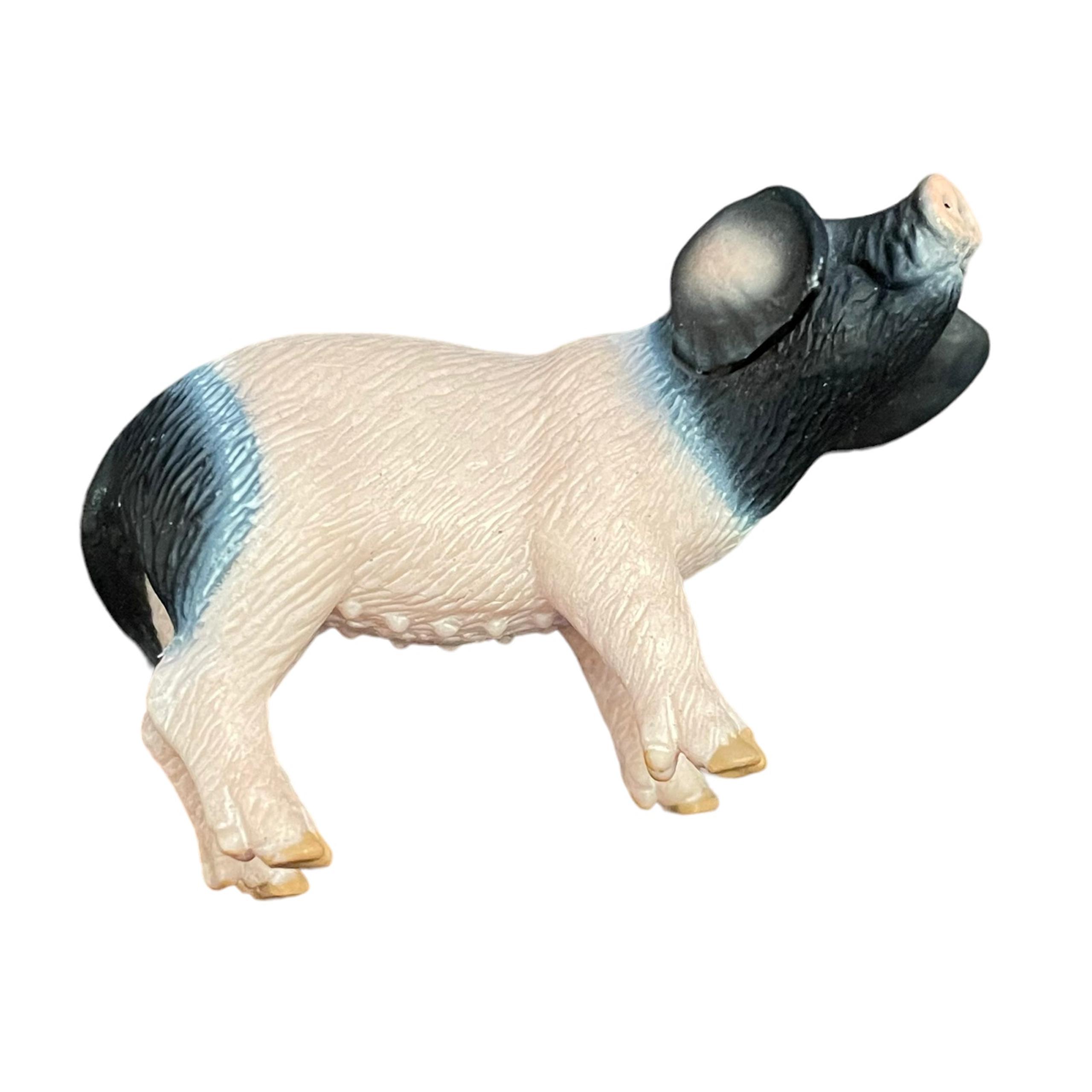 Schleich Pig Figure 2007 Swabian Hall Piglet Figure Farm Retired Collectible Toy