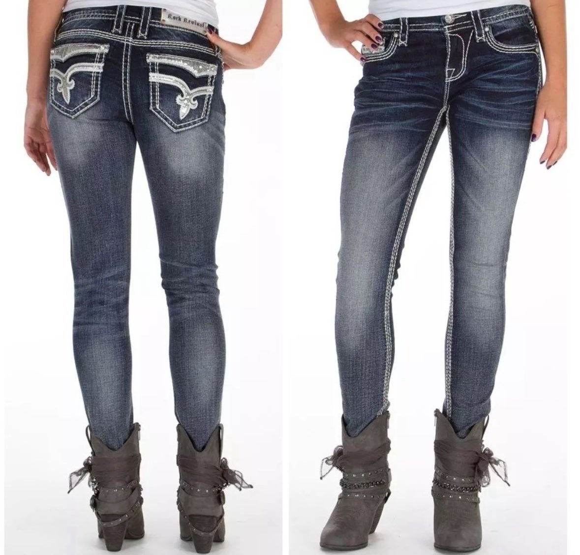 Rock Revival Vivian Easy Straight Stretch Jeans