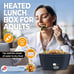 FORABEST Electric Lunch Box for Adults, Fast 80W Heated Lunch Box for Adult 12/2