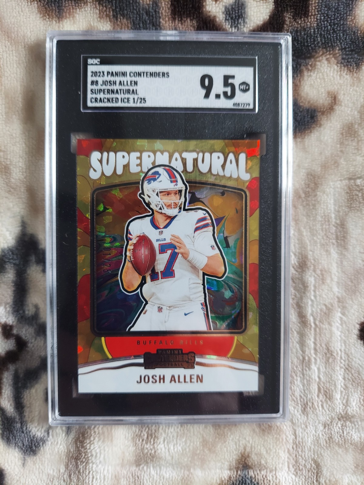 2023 Josh Allen Supernatural Cracked Ice