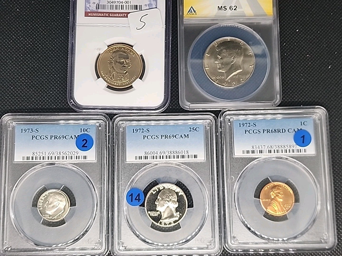 1972 S PR69CAM, 1972 S PR68RD CAM,1973 S PR69 CAM PLUS 2