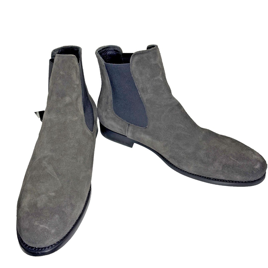 Men’s Size 12.5 Thursday Boot Company Duke Chelsea Boots Dark Olive Suede 2310