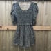 Sea New York Lilly Dress Size XL Puff Sleeve Strawberry Print Smocked Cutout