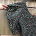 Sea New York Lilly Dress Size XL Puff Sleeve Strawberry Print Smocked Cutout