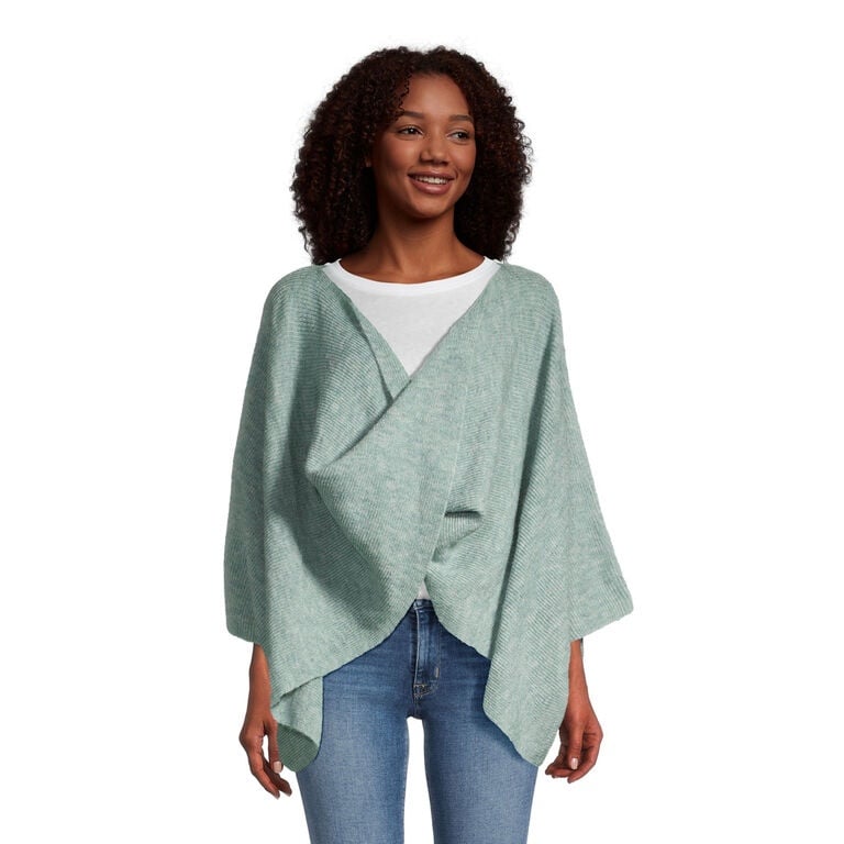 World Market sage green twist sweater one size OSFM