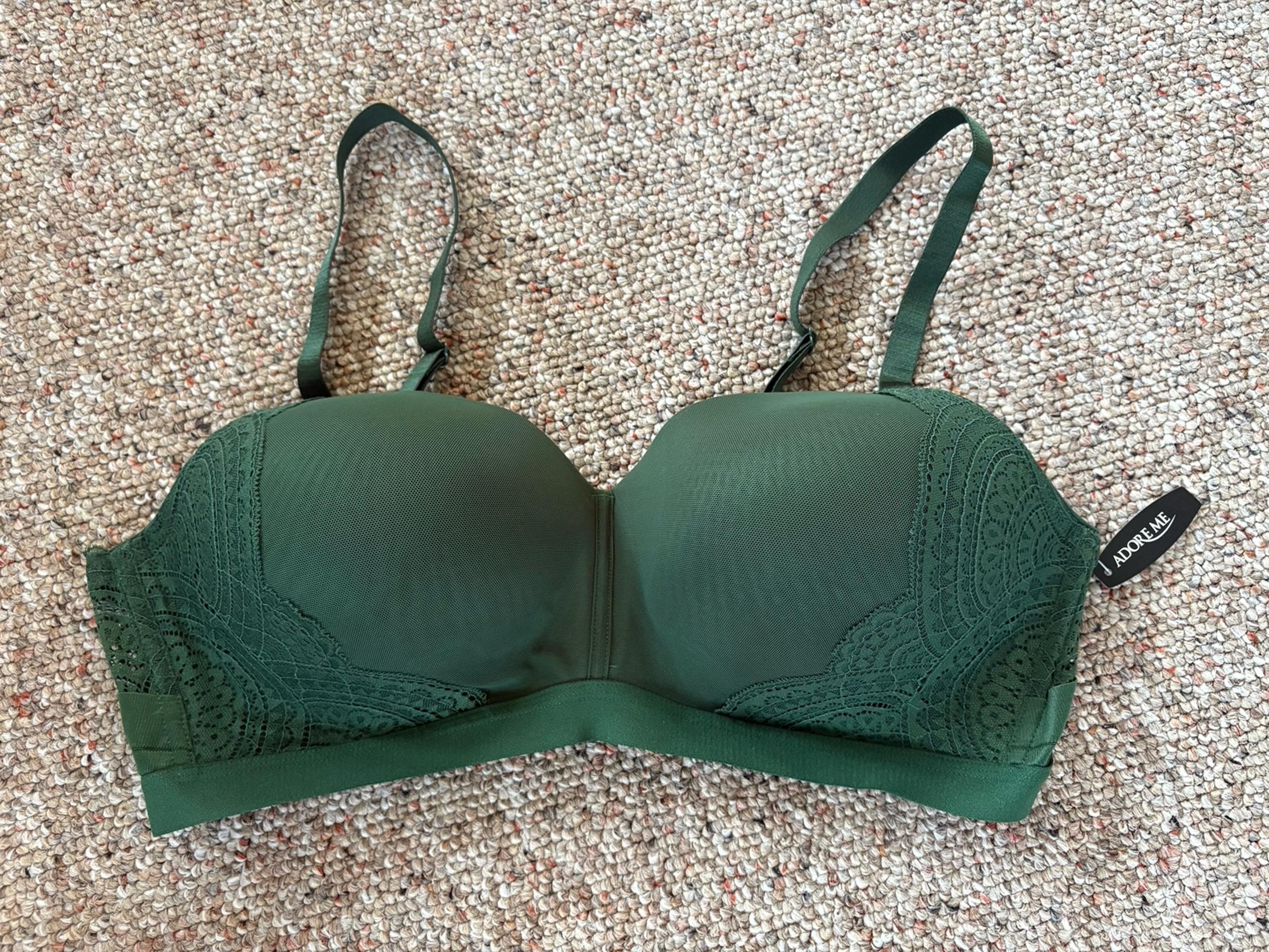 Adore Me - 38DD - Bra - Green - Women’s Clothing - Undergarment