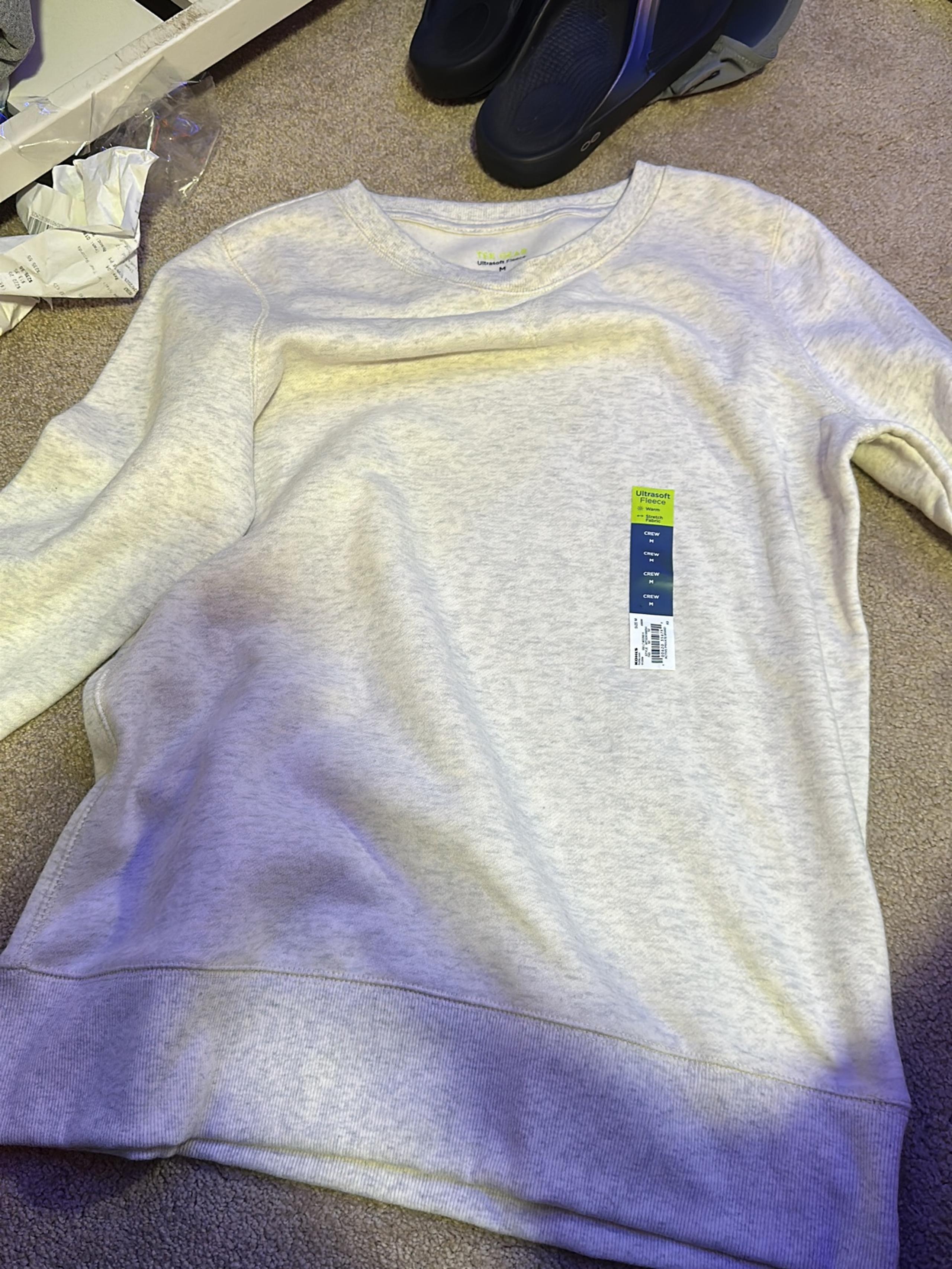 ultra soft fleece crew