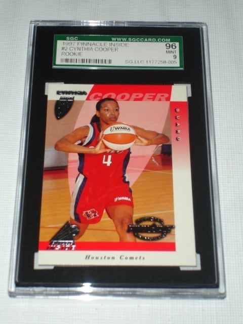 Cynthia Cooper 1997 Pinnacle RC Graded 9