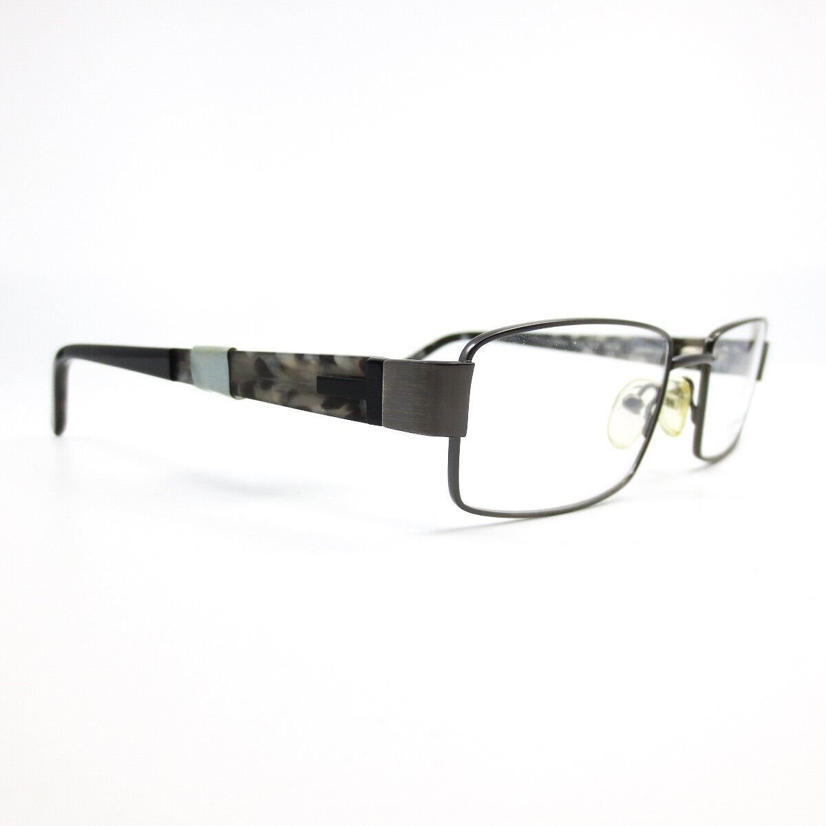 Ted Baker Poncius B318 GUN Mens Rectangle Full Rim Eyeglasses frames 53-17-140