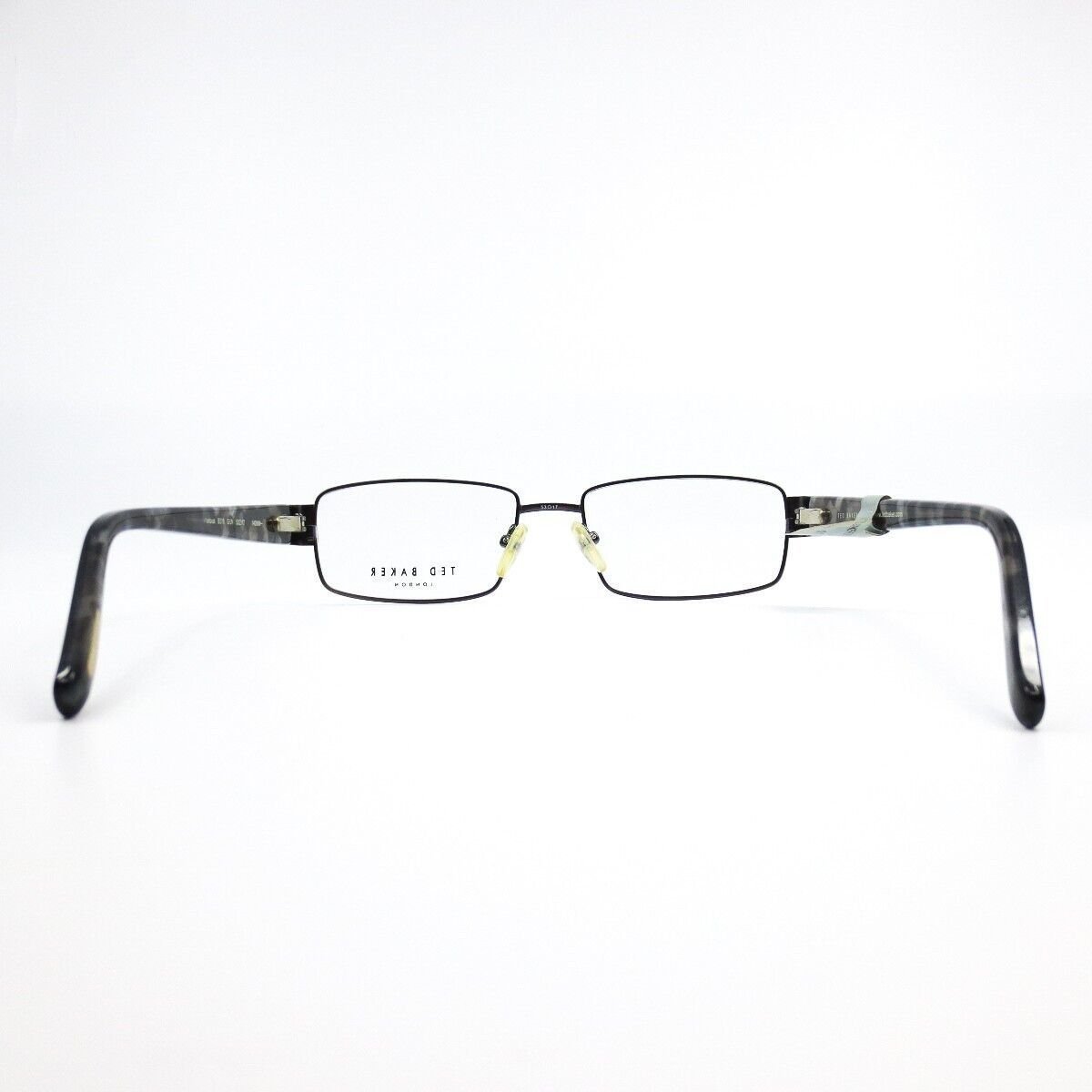 Ted Baker Poncius B318 GUN Mens Rectangle Full Rim Eyeglasses frames 53-17-140