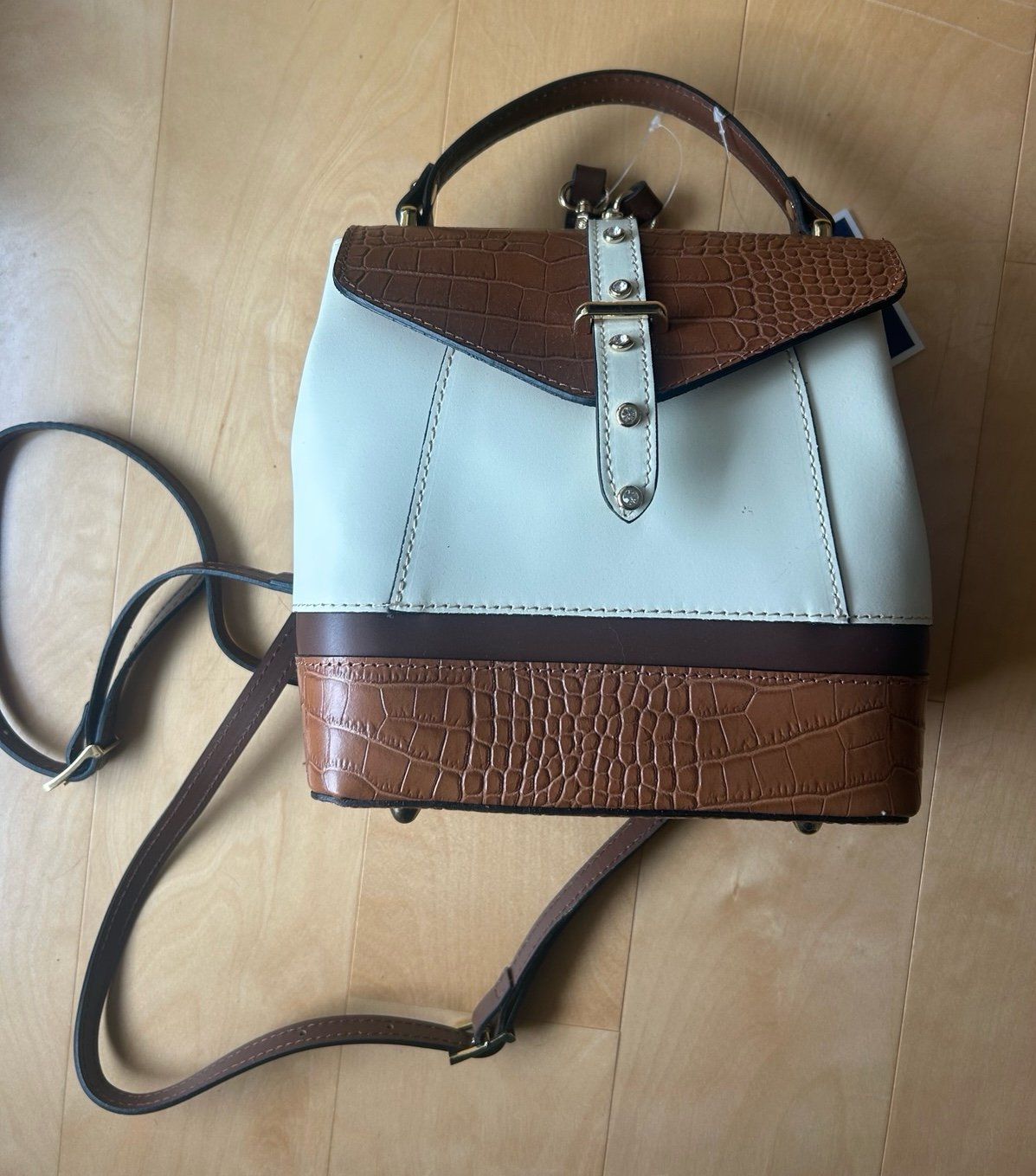 House of Harlow Leather Backpack