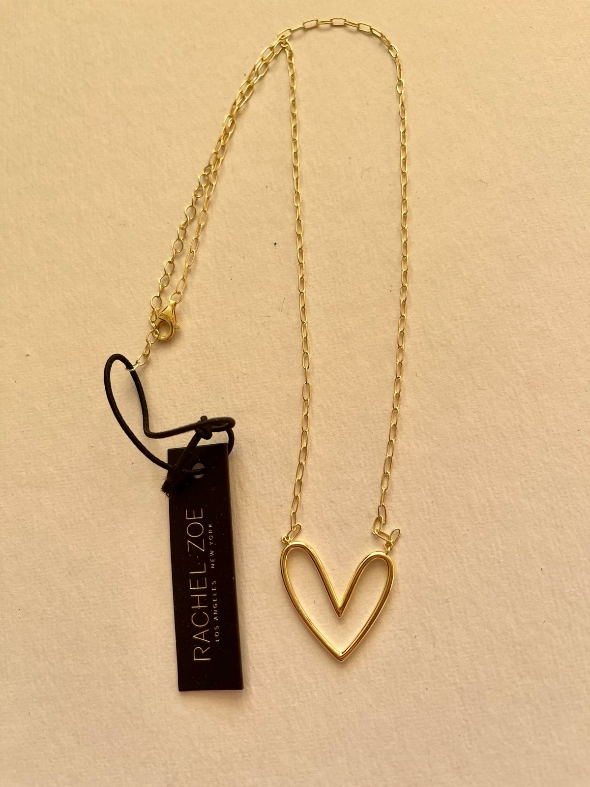 NWT Rachel Zoe Heart Necklace