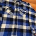 50s true vintage Chill Chaser by Blue Top blue flannel shirt medium/large USA
