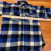50s true vintage Chill Chaser by Blue Top blue flannel shirt medium/large USA